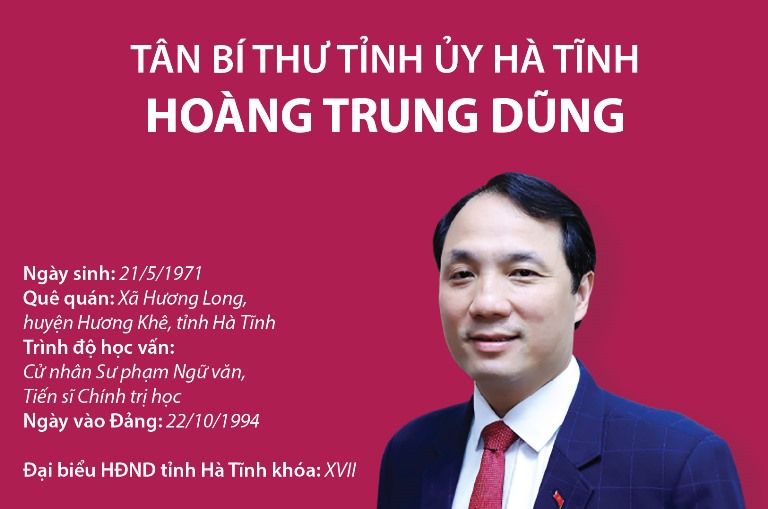Tân bí thư tỉnh ủy Hà Tĩnh