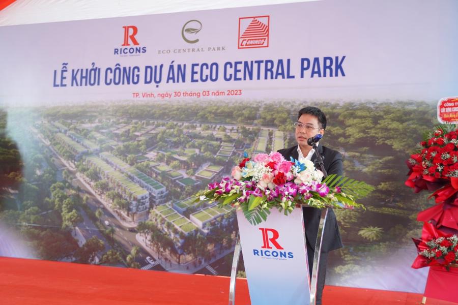 Ông Nguyễn Đức Cảnh - Phó Tổng giám đốc Eco Central Park.