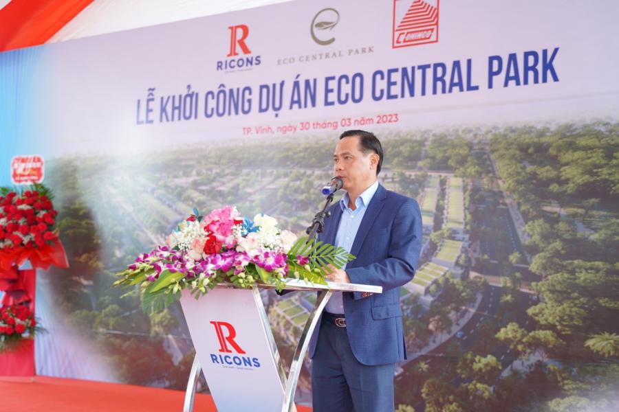 Ông Trần Quang Quân - Tổng giám đốc Ricons tại sự kiện.